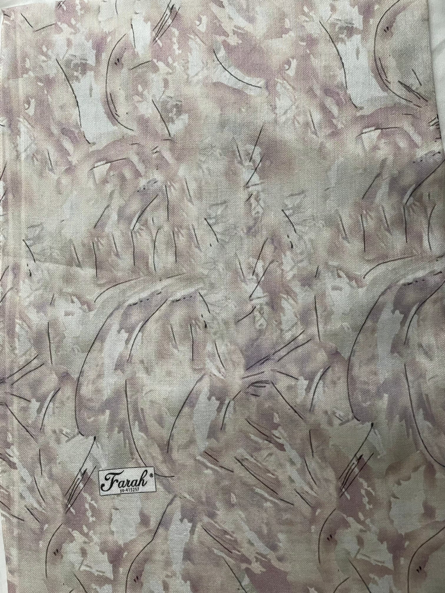 Printed Modal-  Purple Abstract