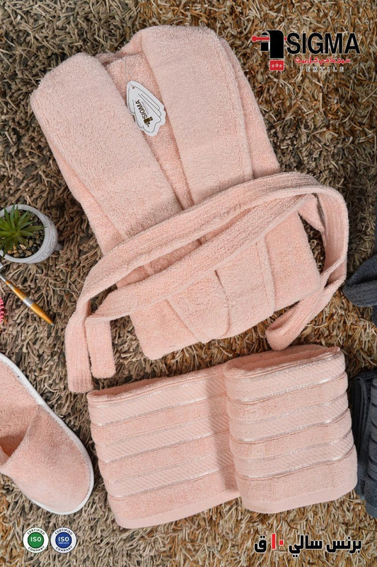 100% Egyptian Cotton Luxury Robe Set